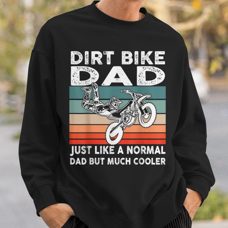 Dirtbike Motocross Dirt Bike Dad Mx Vintage Sweatshirt Gifts for Him