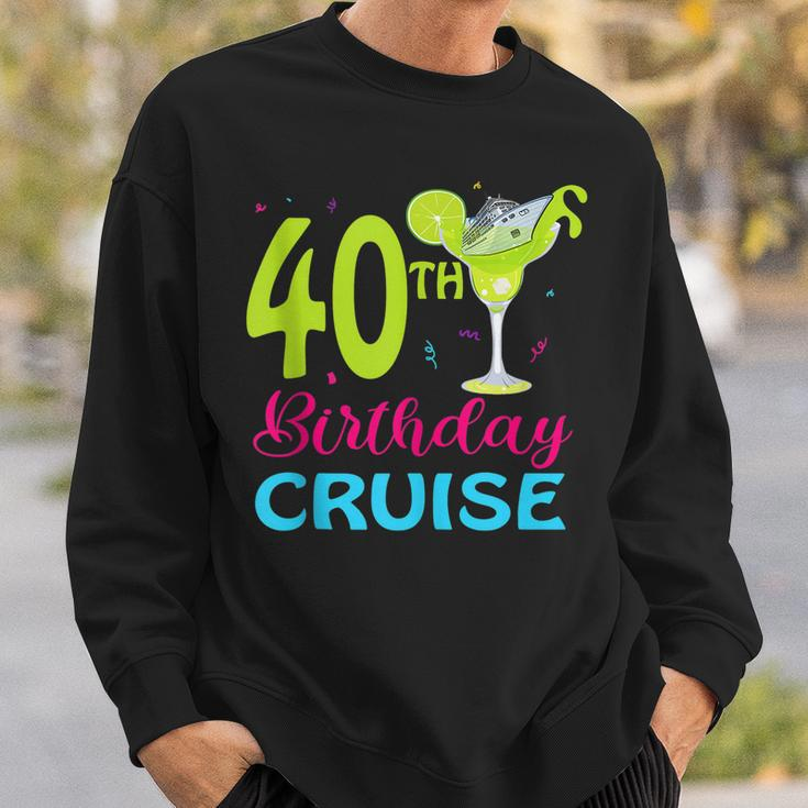 Drinking Party 40Th Birthday Cruise Vacation Squad Cruising Sweatshirt Gifts for Him