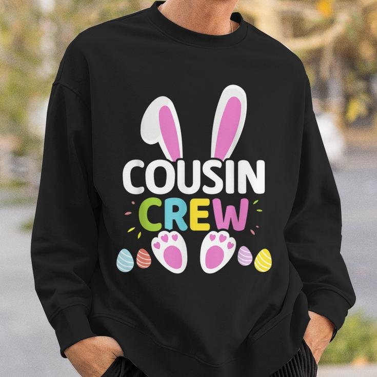 Easter Cousin Crew With Bunny And Eggs For Family Sweatshirt Gifts for Him