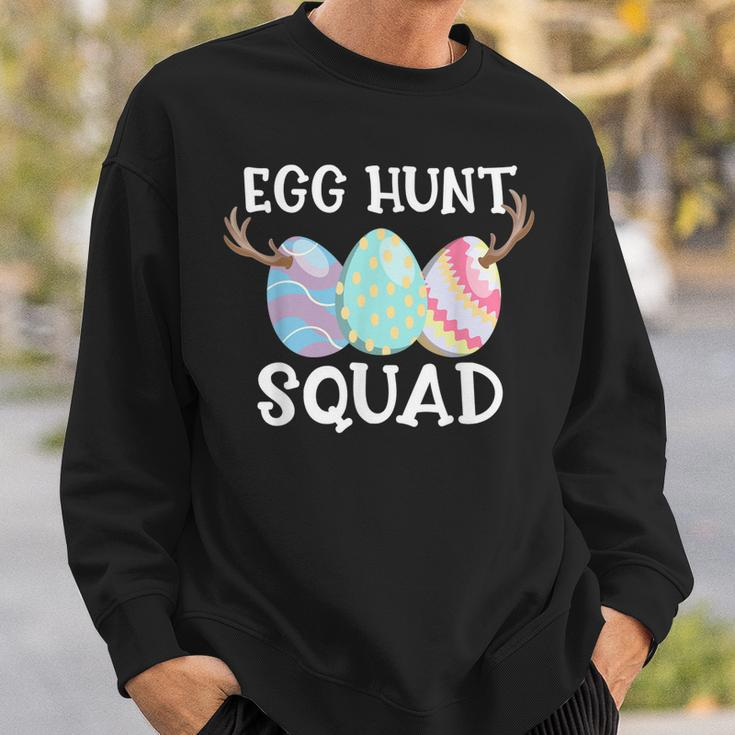 Easter Egg Hunt Squad Funny Happy Hunting Matching Cute Sweatshirt Gifts for Him