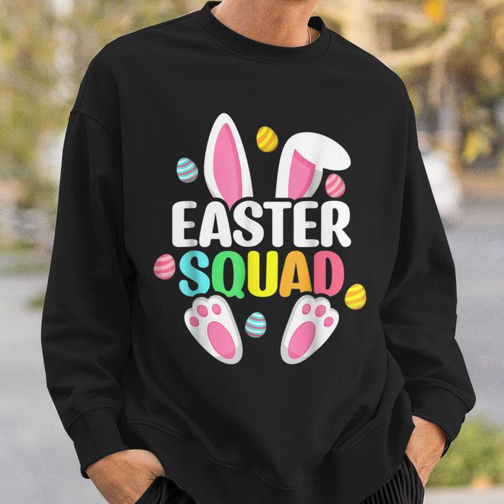 Easter Squad Family Matching Easter Day Bunny Egg Hunt Group Sweatshirt Gifts for Him