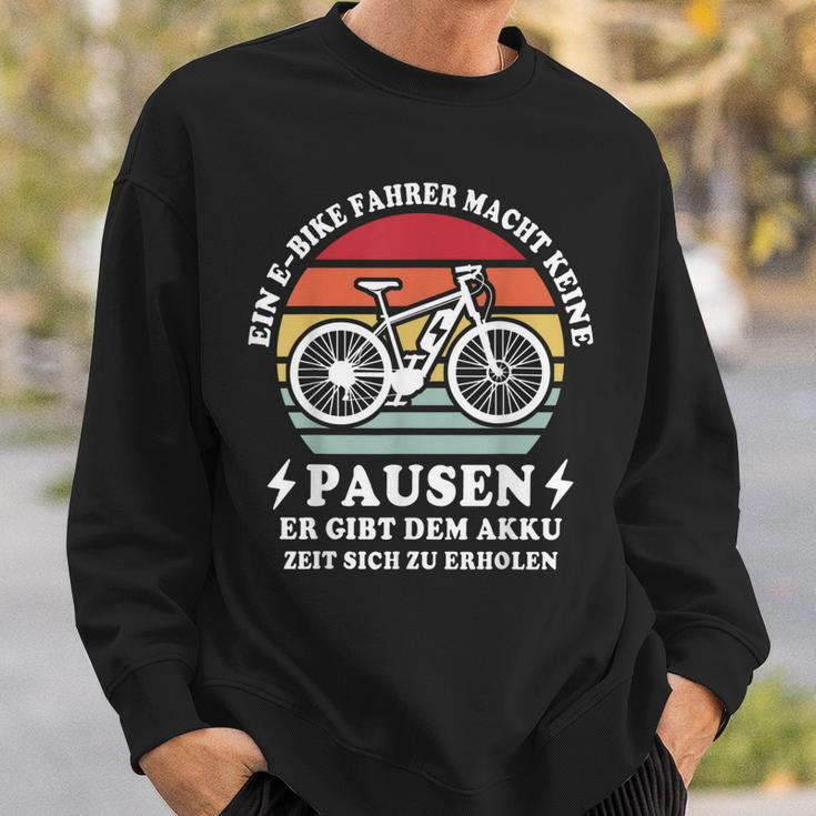 Ebike Mountainbike Männer Fahrrad Zubehör E-Biker Sweatshirt Geschenke für Ihn