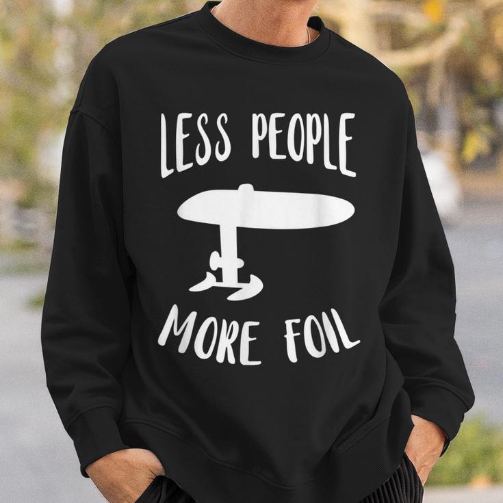 Efoil Less People More Elektrisches Hydrofoil-Surfbrett Sweatshirt Geschenke für Ihn