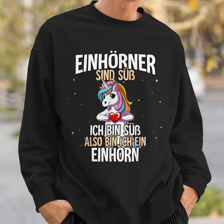 Einhörner Sind Süß Einhorn Sweatshirt Geschenke für Ihn