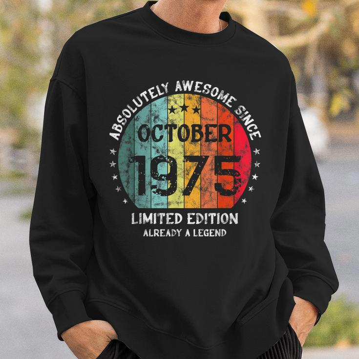 Fantastisch Seit Oktober 1975 Männer Frauen Geburtstag Sweatshirt Geschenke für Ihn