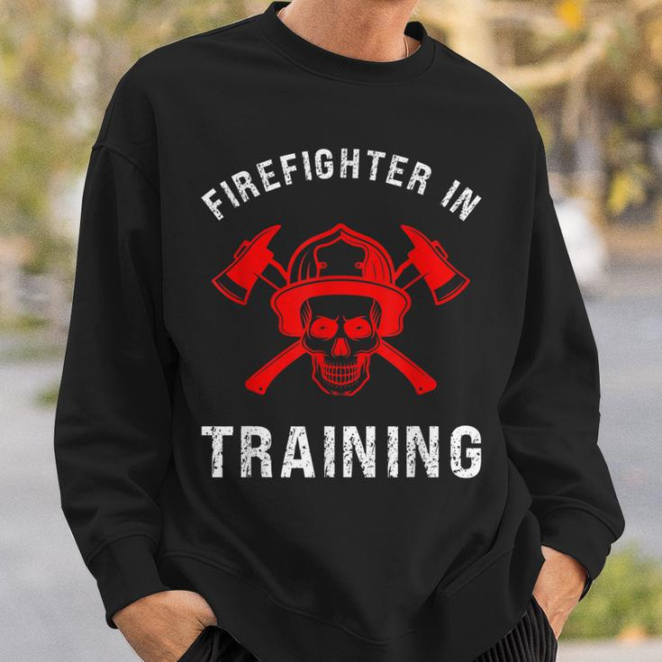 Firefighter In Training Future Fireman Fire Academy Sweatshirt Gifts for Him