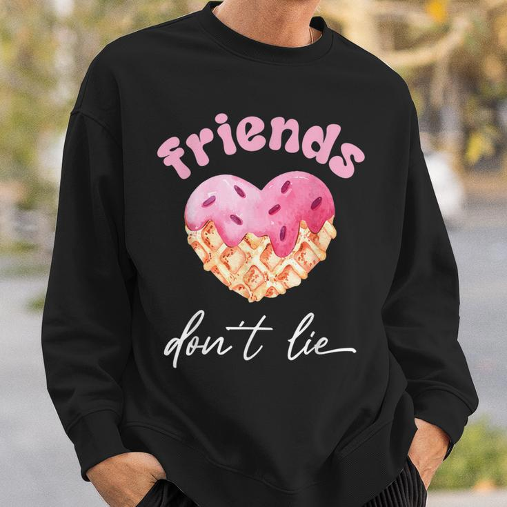 Friends Dont Lie Waffle Lovers Sweatshirt Gifts for Him