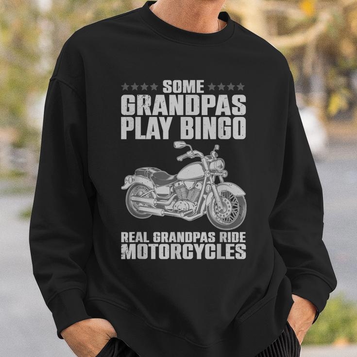 Funny Motorcycle For Grandpa Dad Motorcycle Lovers Riders Sweatshirt Gifts for Him