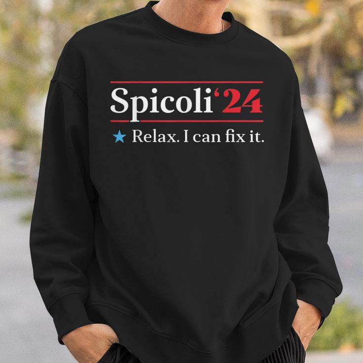 Funny Spicoli 24 Spicoli 2024 Relax I Can Fix It Vintage Sweatshirt Gifts for Him