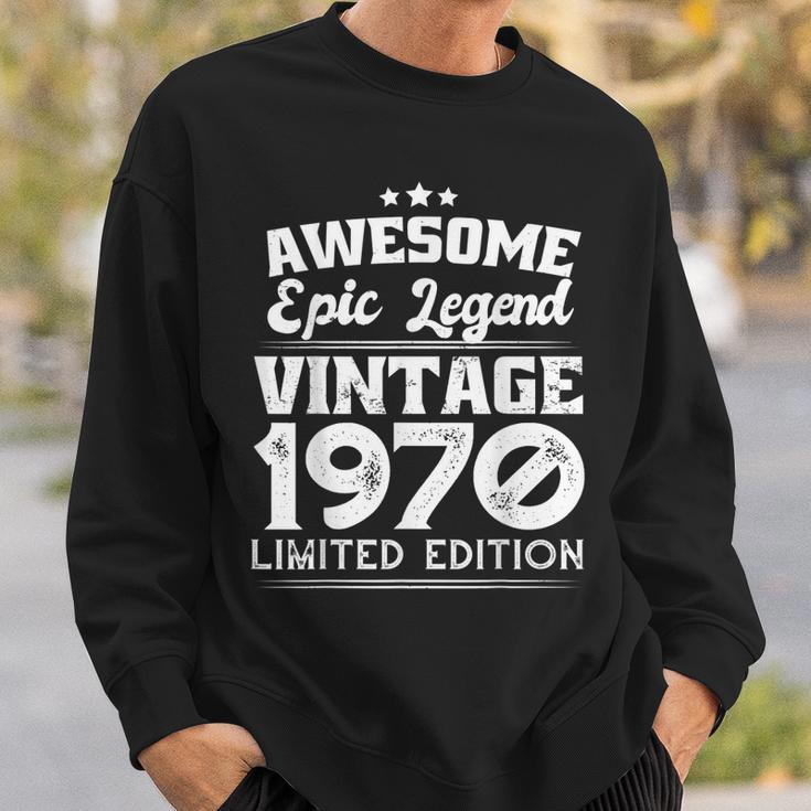 Gebaut Im 70Er Vintage Original Epische Legende Sweatshirt Geschenke für Ihn