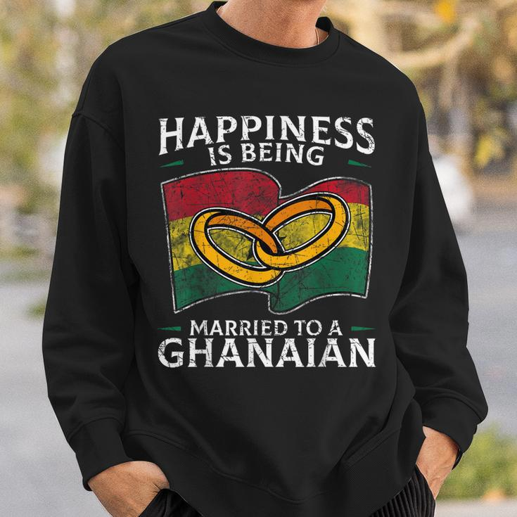 Ghanaian Marriage Ghana Married Heritage Culture Flag Sweatshirt Gifts for Him