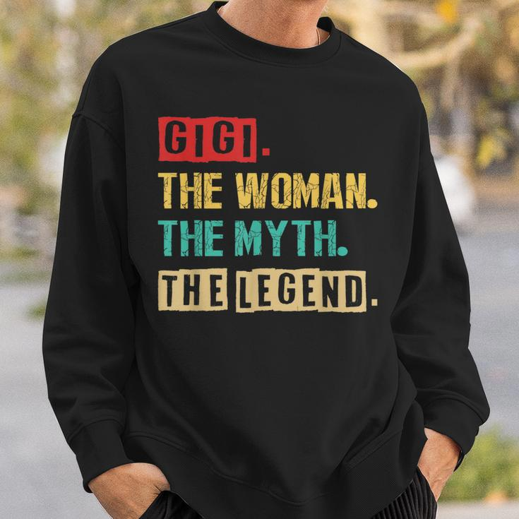 Gigi The Woman The Myth The Legend Vintage Mother Day Gift Sweatshirt Gifts for Him