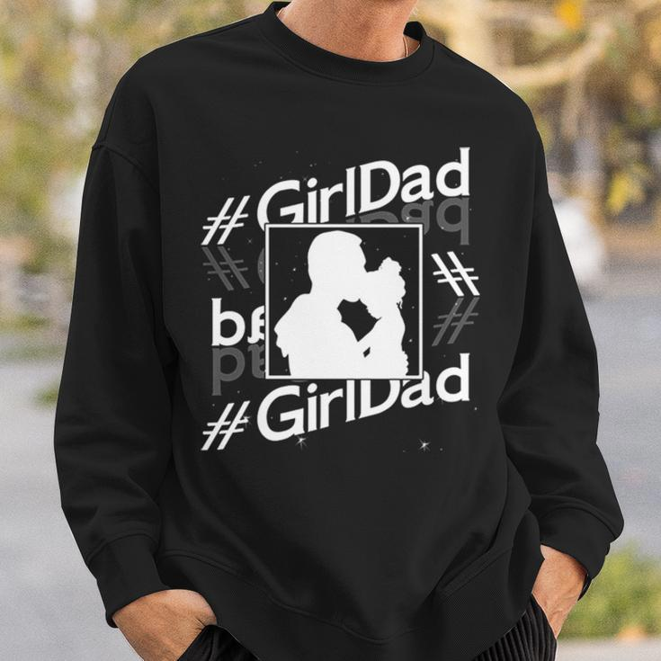 Girl Dad Family Dad And Daughter Sweatshirt Gifts for Him