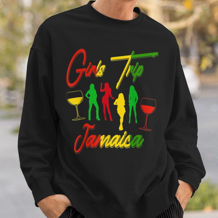 Girls Trip Jamaica Birthday Bride Squad Vacation Souvenir Sweatshirt Gifts for Him