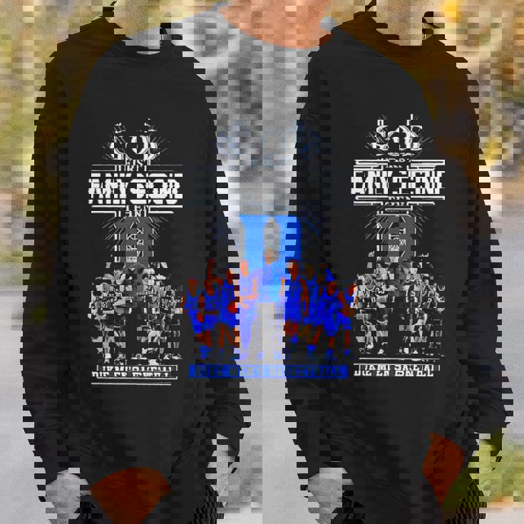 God First Family Second Then Duke Men’S Basketball Sweatshirt Gifts for Him