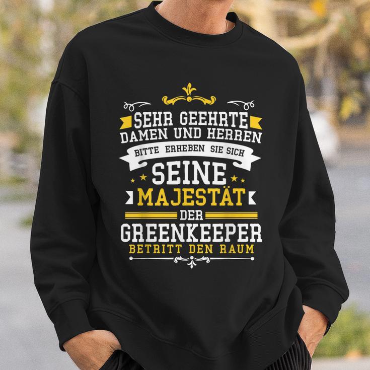 Greenkeeper Geschenk Fußball Rasenplatz Pflege Sprüche Sweatshirt Geschenke für Ihn