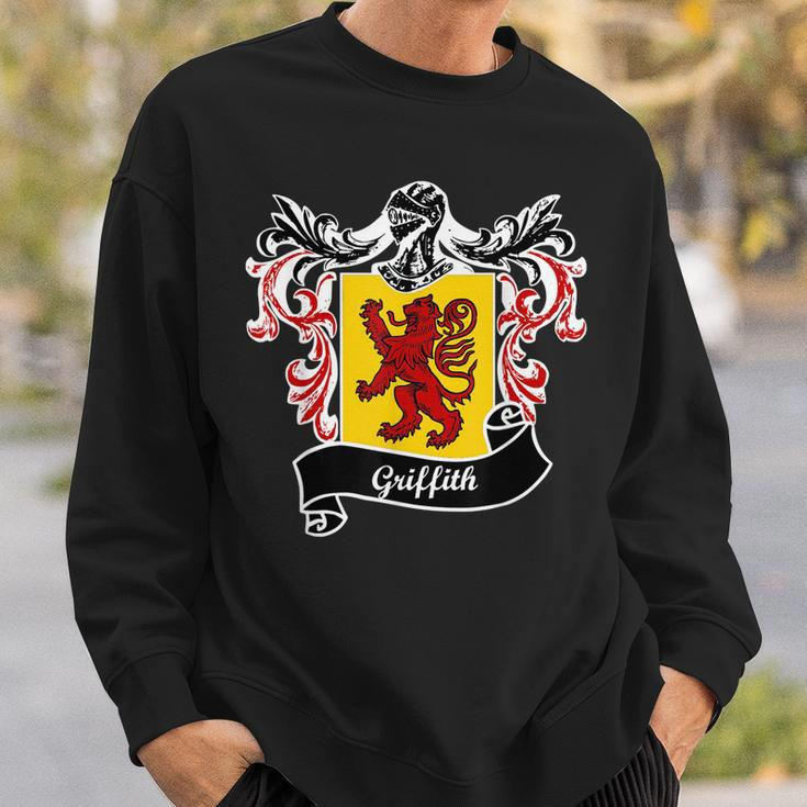 Griffith Coat Of Arms Surname Last Name Family Crest Men Women Sweatshirt Graphic Print Unisex Gifts for Him