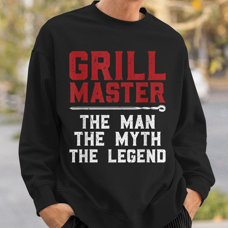 Grill Master The Man The Myth The Legend | Bbq Sweatshirt Gifts for Him