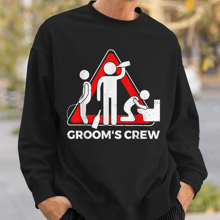 Grooms Crew| Groom Groomsmen | Bachelor Party Sweatshirt Gifts for Him