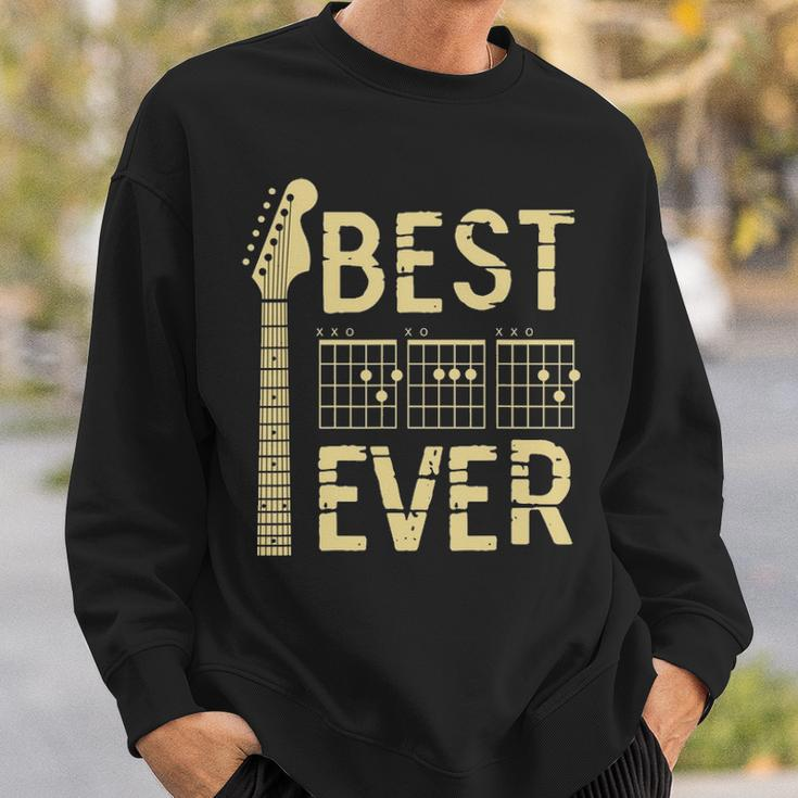 Guitarist Father Best Dad Ever D A D Chord Gifts Guitar V2 Sweatshirt Gifts for Him