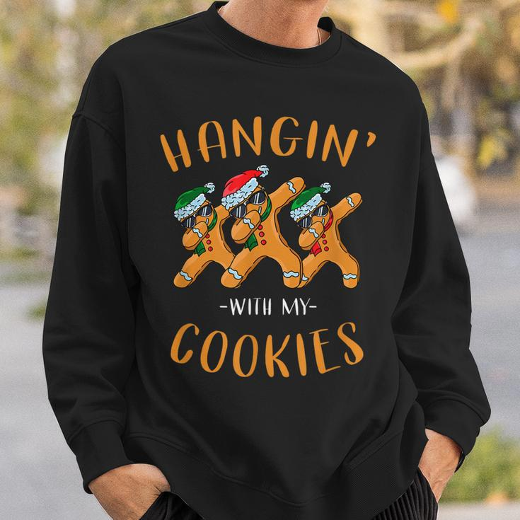 Hangin With My Cookies Lebkuchen-Weihnachtslehrer Lustig Sweatshirt Geschenke für Ihn
