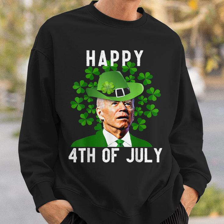 Happy 4Th Of July Confused Funny Joe Biden St Patricks Day V3 Sweatshirt Gifts for Him