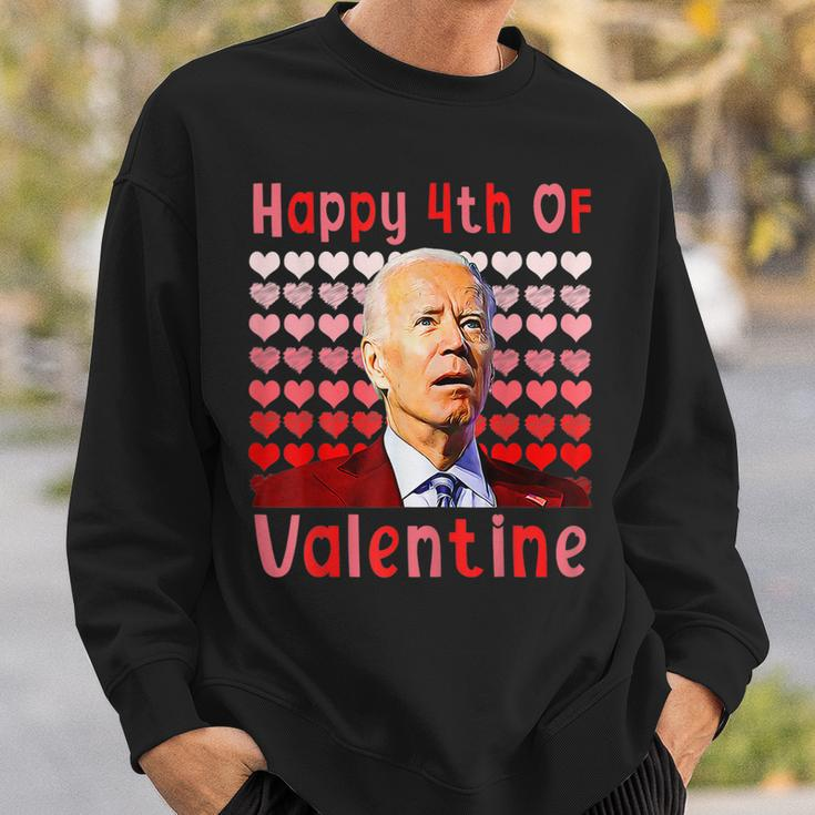 Happy 4Th Of Valentine Funny Joe Biden Valentines Day Sweatshirt Gifts for Him