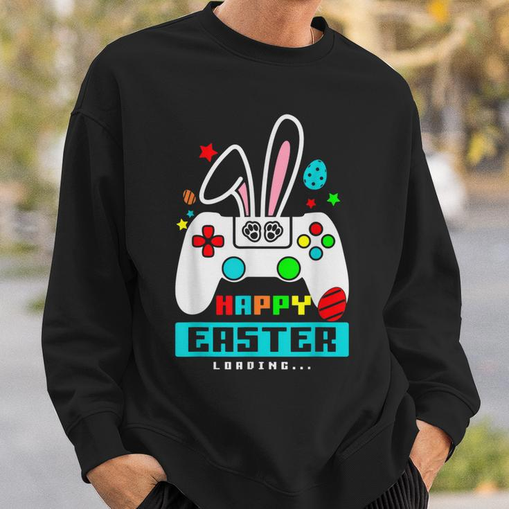 Happy Easter Day Bunny Egg Video Game Boys Girls Kids Gamer Sweatshirt Gifts for Him