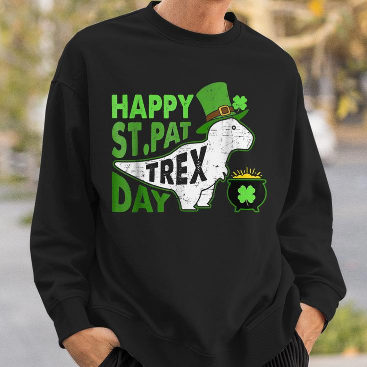 Happy St PatRex Day T Dinosaur St Patricks Day Sweatshirt Gifts for Him