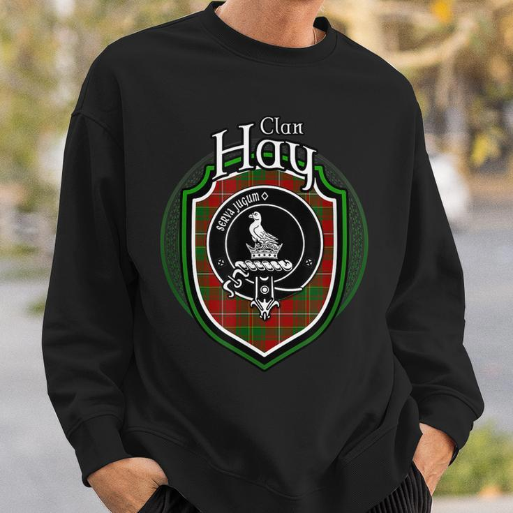 Hay Clan Crest | Scottish Clan Hay Family Crest Badge Sweatshirt Gifts for Him