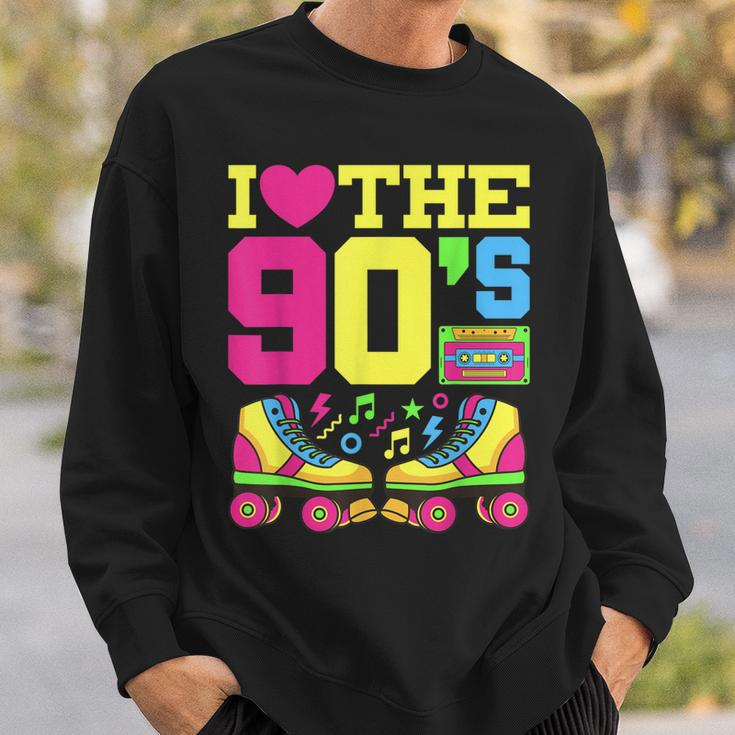 Heart 90S 1990S Fashion Theme Party Outfit Nineties Costume Sweatshirt Gifts for Him