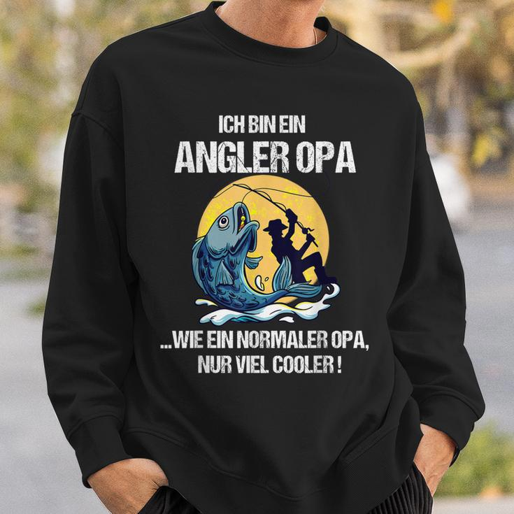 Herren Angler Angel Opa Papa Geburtstagsgeschenk Geschenkidee Sweatshirt Geschenke für Ihn