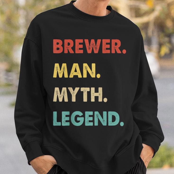 Herren Bierbrauer Mann Mythos Legende Sweatshirt Geschenke für Ihn