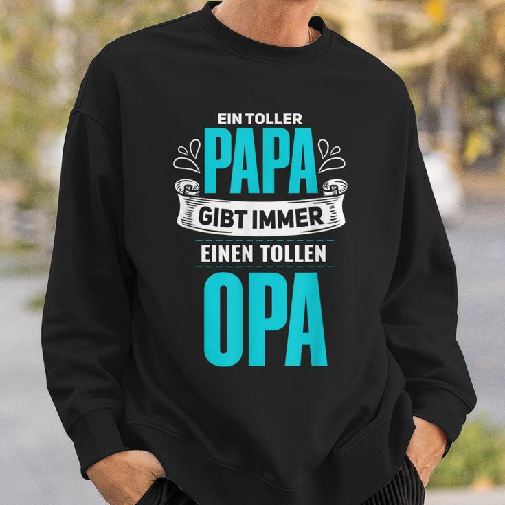 Herren Cooles Werdender Opa Spruch Für Papas Und Opas Sweatshirt Geschenke für Ihn