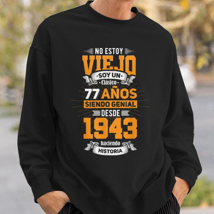 Herren Geschenk Zum 77 Geburtstag Spanisch Papa 2020 Edition Sweatshirt Geschenke für Ihn