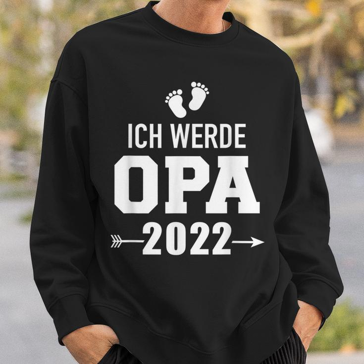 Herren Ich Werde Opa 2022 Schwangerschaft Verkünden Sweatshirt Geschenke für Ihn