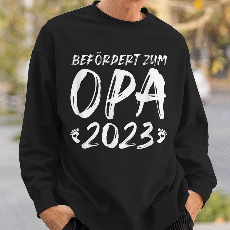 Herren Ich Werde Opa 2023 Schwangerschaft Verkünden Sweatshirt Geschenke für Ihn