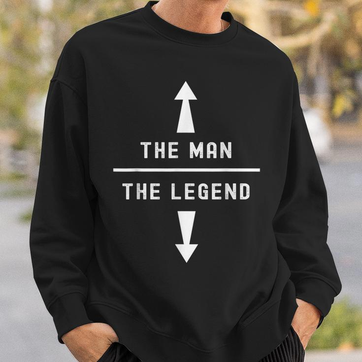Herren The Man The Legend Humor Lustig Sarkastisch Sweatshirt Geschenke für Ihn