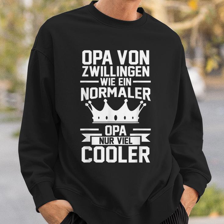 Herren Opa Zwillinge Großvater Sweatshirt Geschenke für Ihn