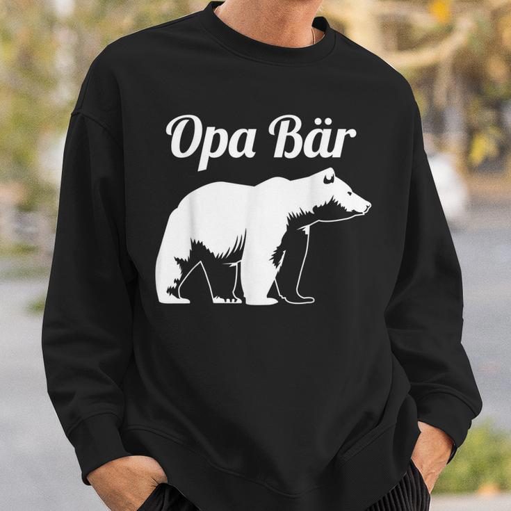 Herren Sweatshirt Opa Bär, Lustige Geburtstagsidee für Großväter Geschenke für Ihn