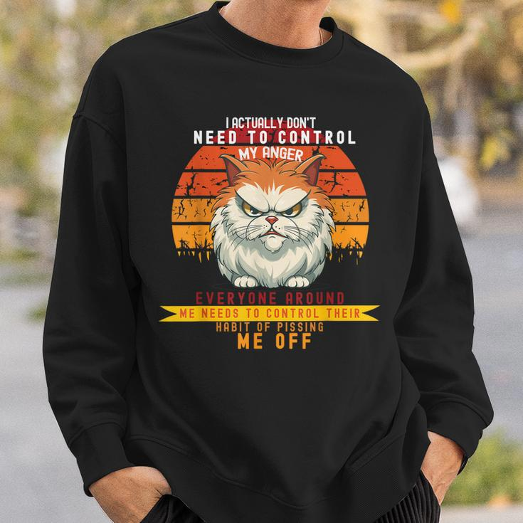 I Actually Dont Need To Control My Anger-Unisex Sweatshirt Gifts for Him