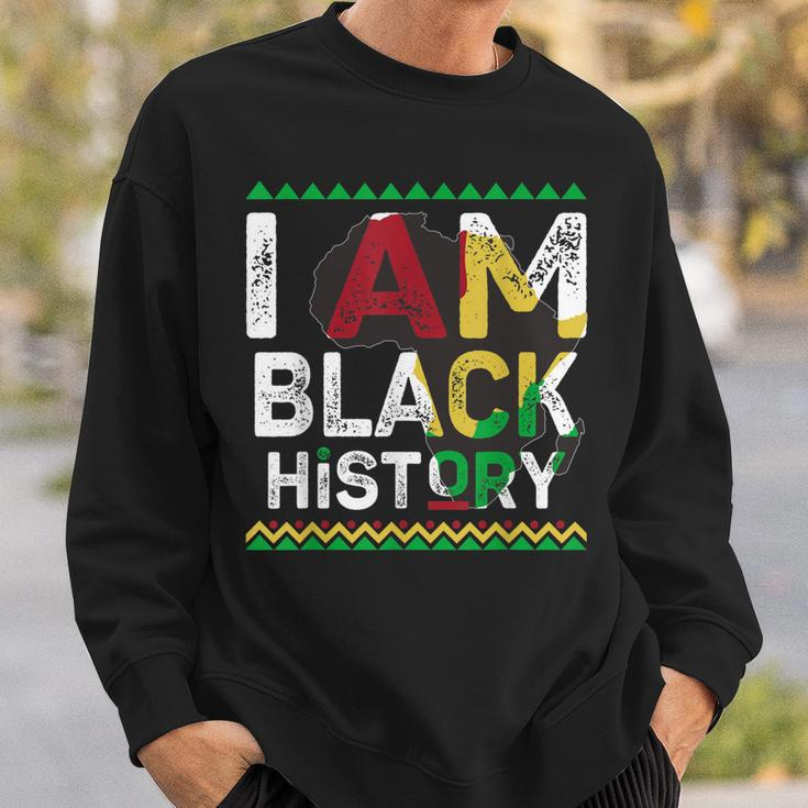 I Am Black History Month African American Pride Celebration V28 Sweatshirt Gifts for Him
