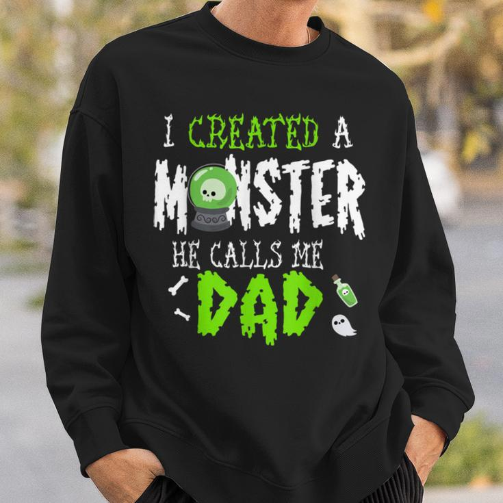 I Created A Monster Halloween Costume Tee For Dad From Son Sweatshirt Gifts for Him