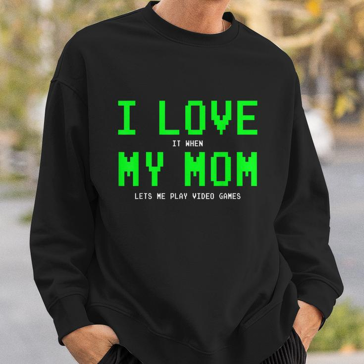 I Love My Mom Shirt Gamer Gifts For N Boys Video Games V3 Sweatshirt Gifts for Him