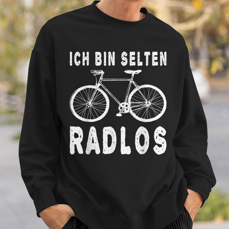 Ich Bin Selten Radlos Fahrradfahrer Fahrrad Fahren Sweatshirt Geschenke für Ihn