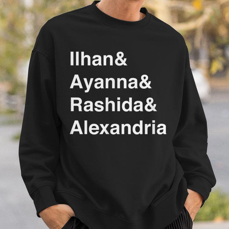 Ilhan Ayanna Rashida Alexandria Congress Democrat Sweatshirt Gifts for Him
