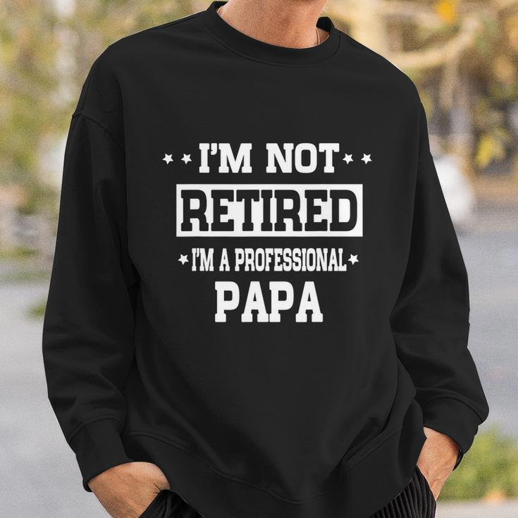 Im Not Retired Im A Professional Papa Tshirt Sweatshirt Gifts for Him