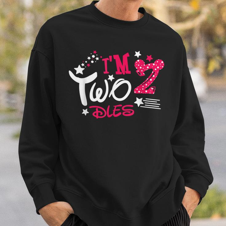Im Twodles 2Nd Birthday Party Mouse Gift Sweatshirt Gifts for Him