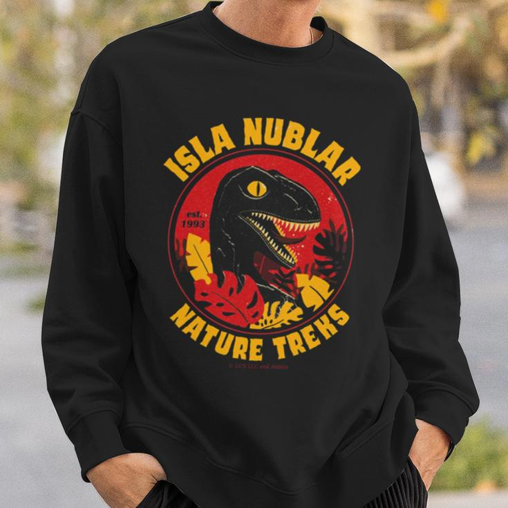 Isla Nublar Nature Treks Dinosaur Sweatshirt Gifts for Him