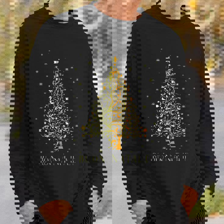 Italian Christmas Tree Italy Ornament Decoration Star Xmas Men Women Sweatshirt Graphic Print Unisex Gifts for Him